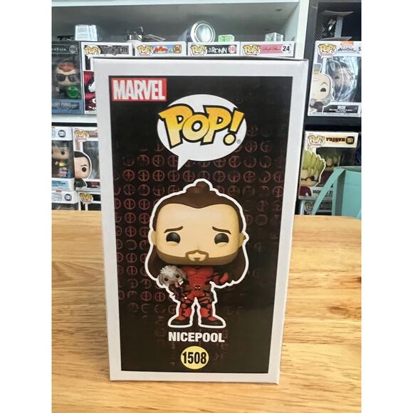 NEW IN HAND ONLY 9500 PIECES Nicepool Funko Pop #1508 Marvel Deadpool Disney LE - Picture 2 of 6